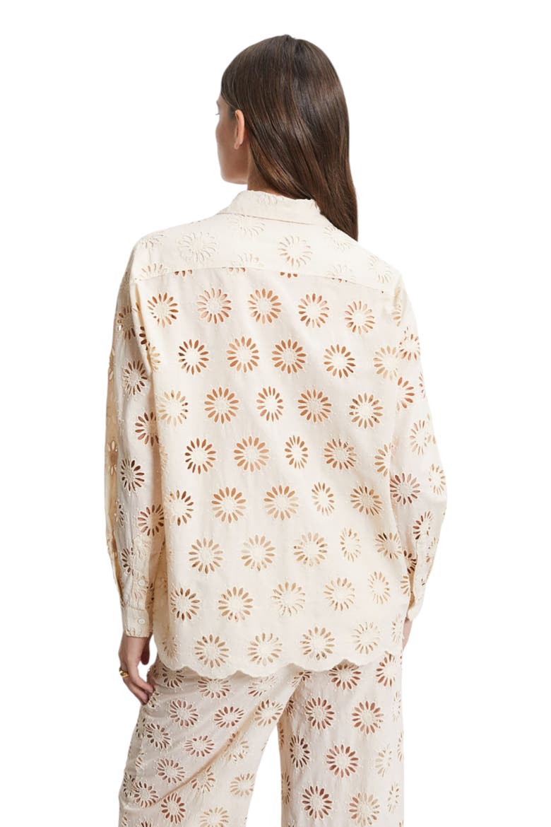 Shirt With Cutwork Emebrodery, Alternate, color, Ecru