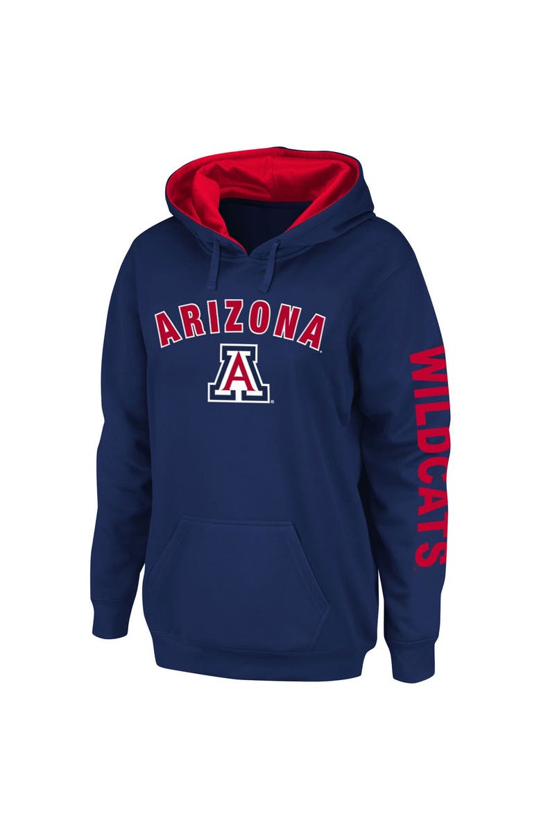 COLOSSEUM Women's Colosseum Navy Arizona Wildcats Loud and Proud Pullover Hoodie, Main, color, Navy