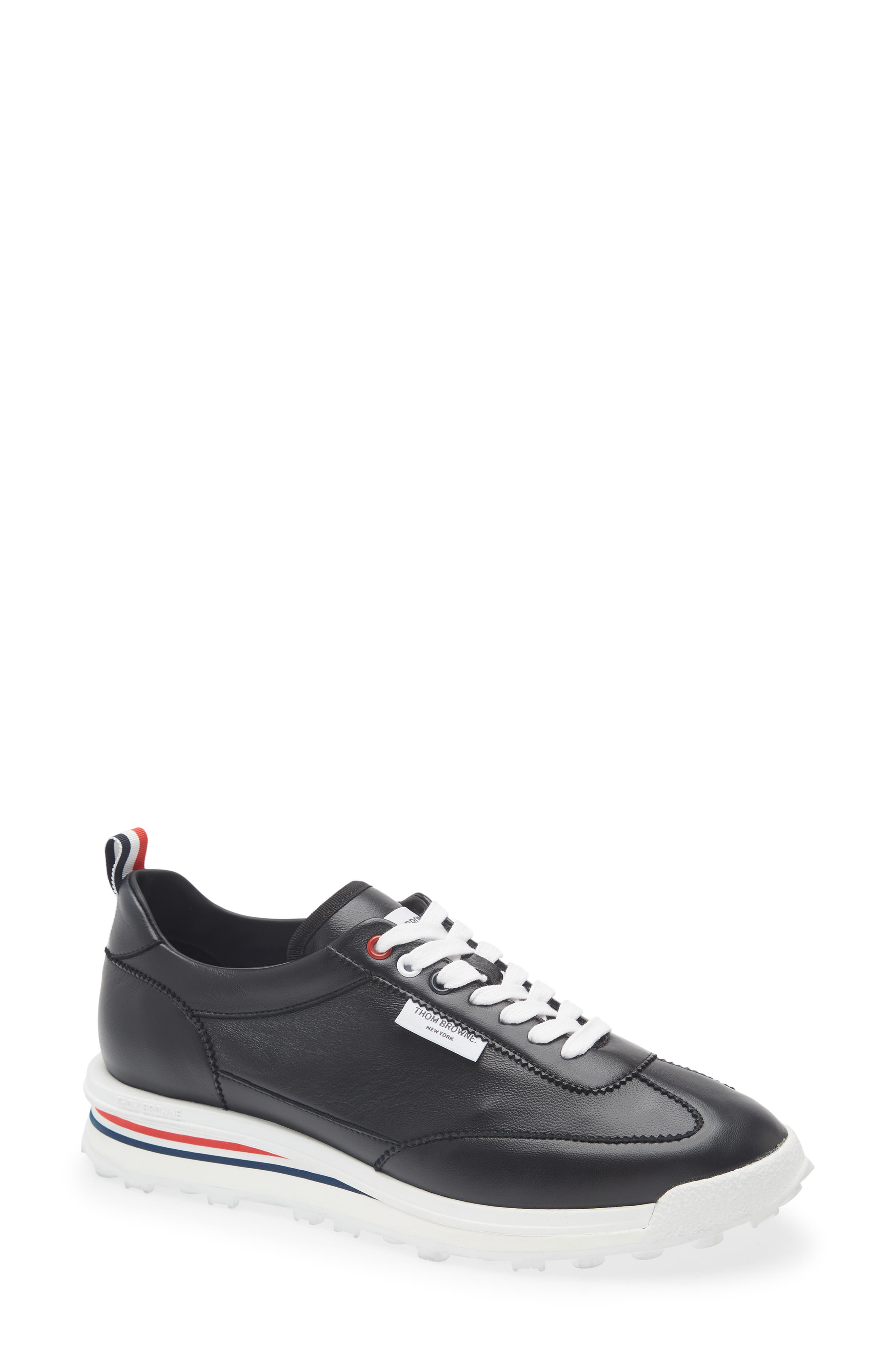 Thom Browne Soft Tech Running Shoe, Main, color, Black