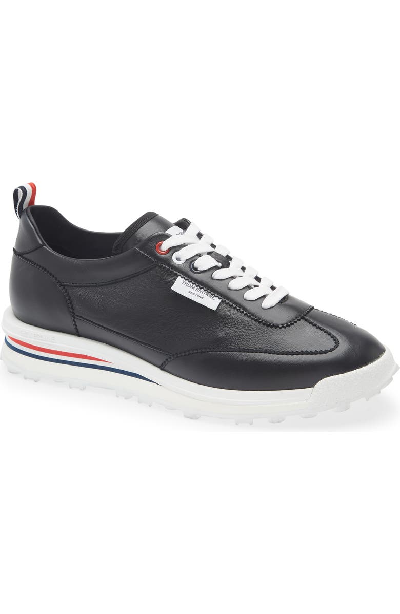 Thom Browne Soft Tech Running Shoe, Main, color, Black