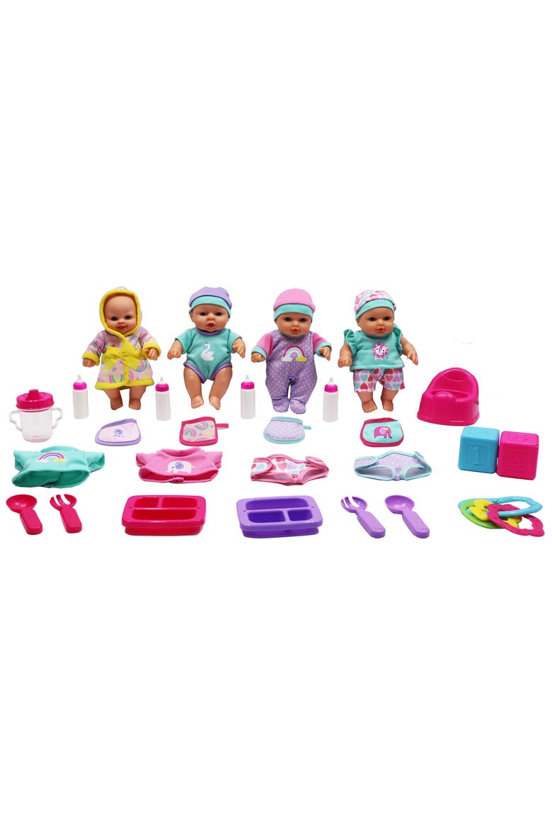 7" Baby Doll Friends, Age 2+, Main, color, Multicolored