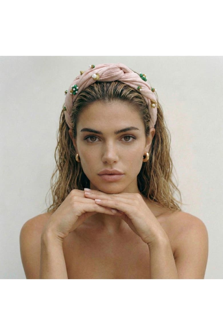 The Cutrone Headband, Alternate, color, Green