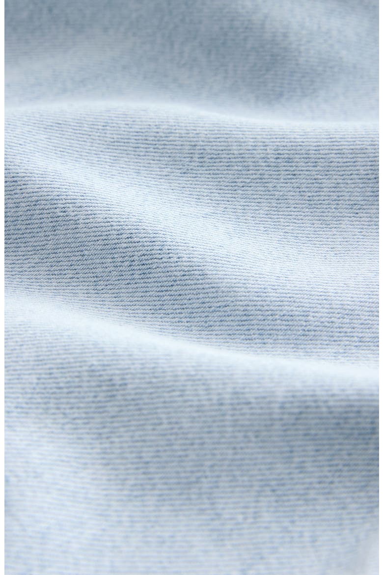 Tie Waist Long Sleeve Denim Maxi Dress, Alternate, color, BLUE