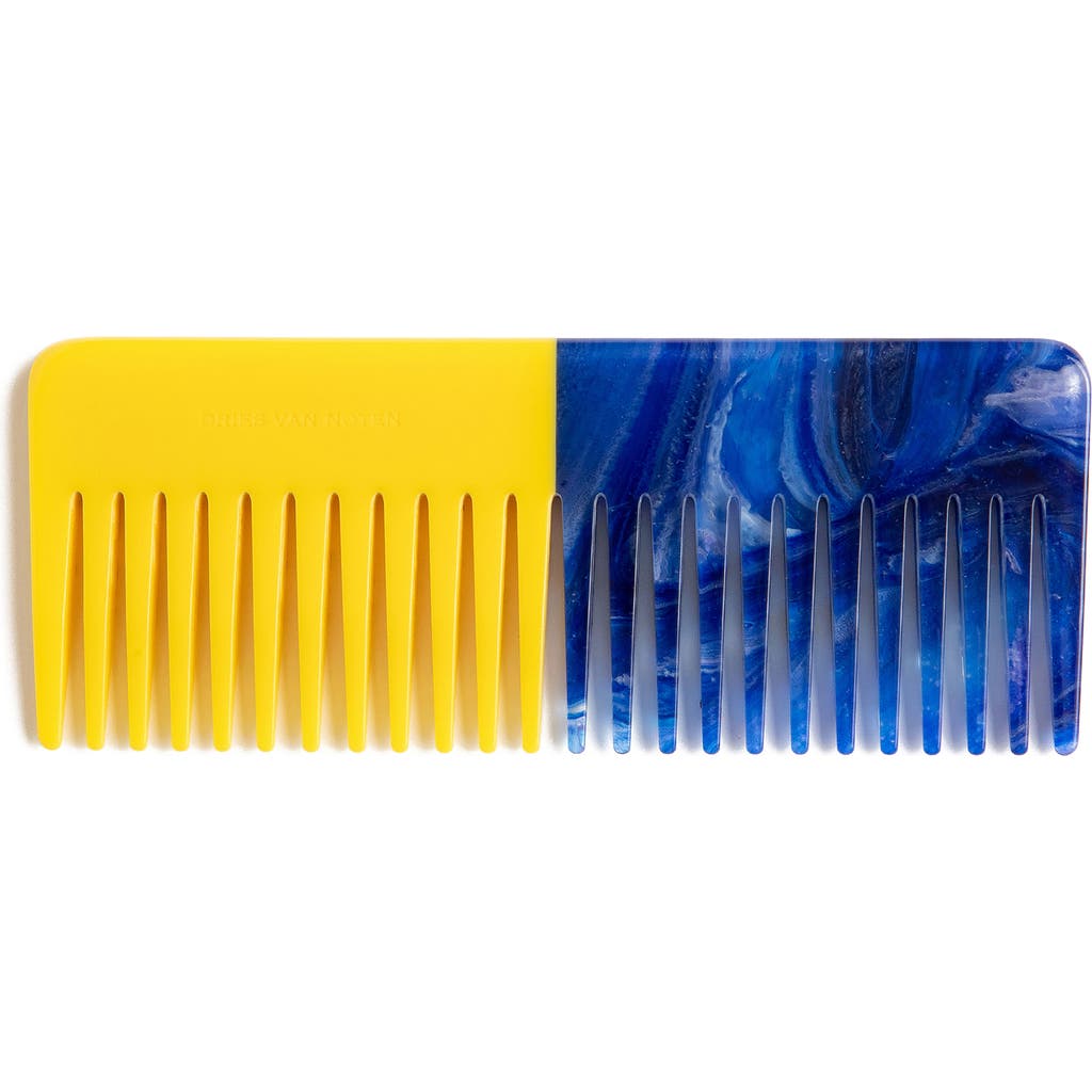 Dries Van Noten Bleu & Yellow Resin Comb