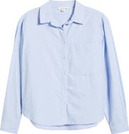 beachlunchlounge Cammi Cotton Button-Up Shirt