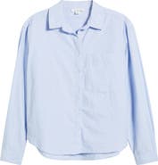beachlunchlounge Cammi Cotton Button-Up Shirt