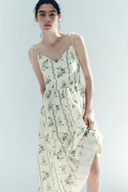 H&M Flared-skirt strappy dress