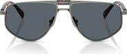 Brunello Cucinelli 58mm Geometric Pilot Sunglasses