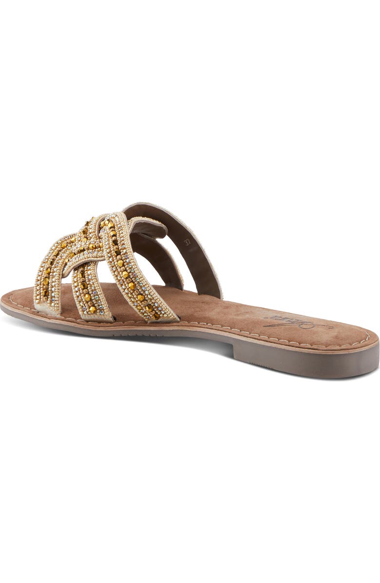 AZURA BY SPRING STEP Poshco Slide Sandal, Alternate, color, Beige Multi