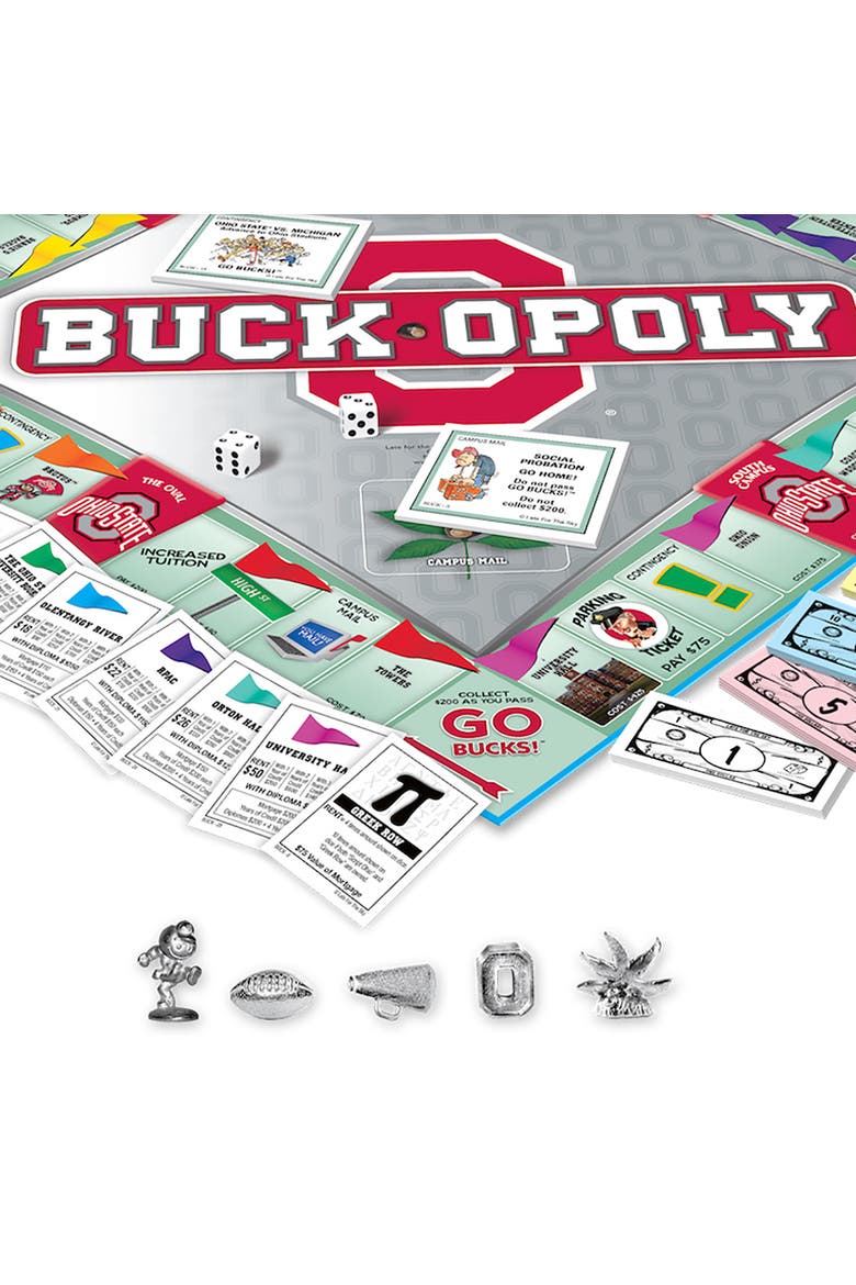 Buckopoly Monopoly Board Game, Alternate, color, Multicolored