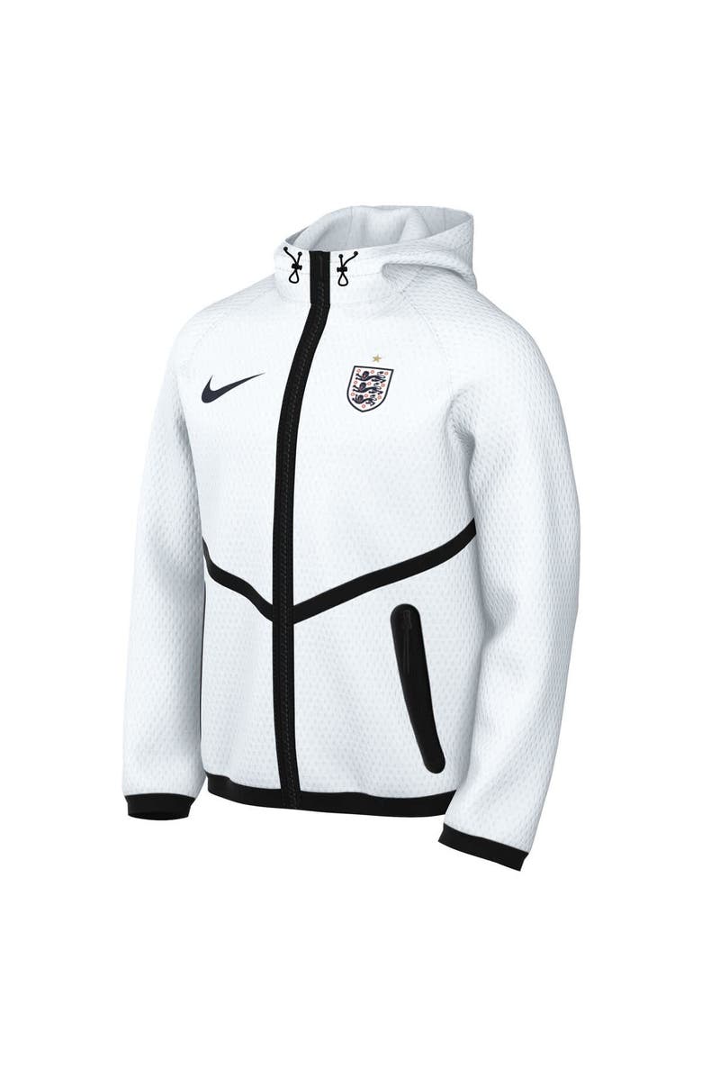 Nike Men's Nike White England National Team 2026 Anthem Mesh Dri-FIT Full-Zip Hooded Jacket, Alternate, color, White