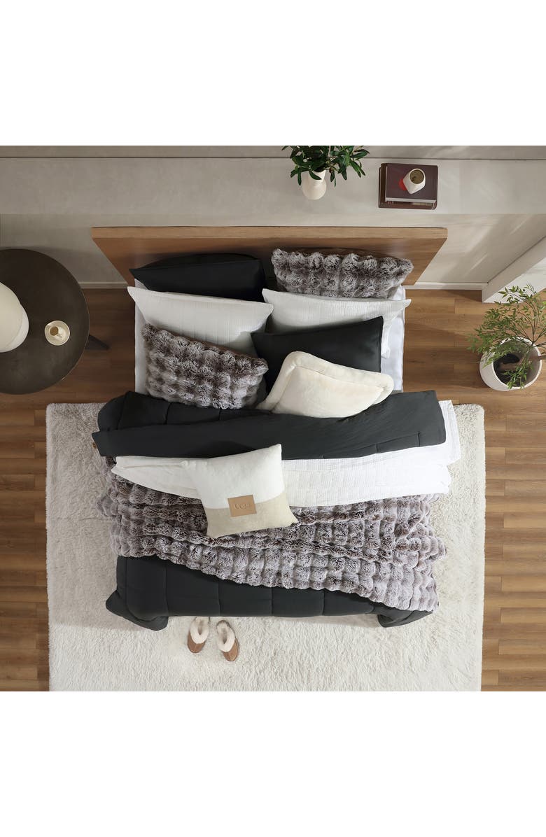 UGG<sup>®</sup> Ridgeline Faux Fur Comforter & Shams Set, Alternate, color, 
