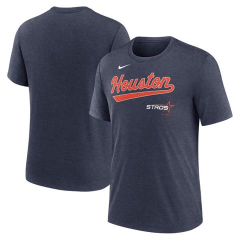 Men's Nike  Heather Navy Houston Astros 2025 City Connect Tri-Blend T-Shirt