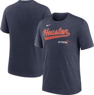 Nike Men's Nike Heather Navy Houston Astros 2025 City Connect Tri-Blend T-Shirt