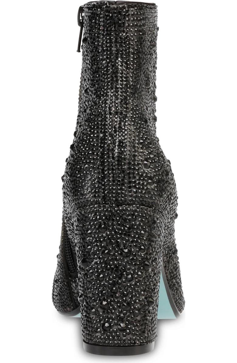 Betsey Johnson Cady Crystal Pavé Bootie, Alternate, color,