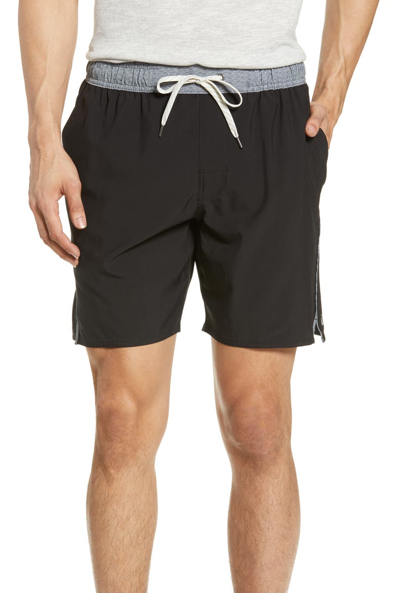 Trail Shorts, Main, color, BLACK