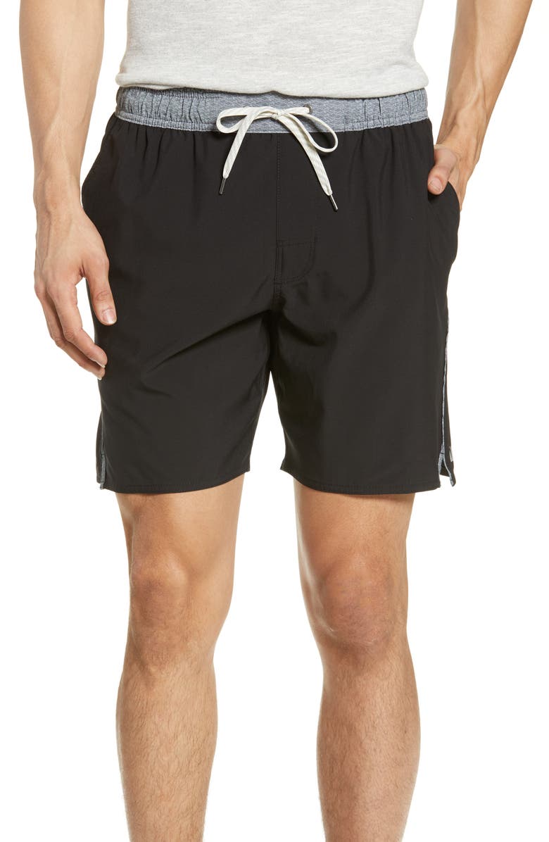 Vuori Trail Shorts, Main, color, Black