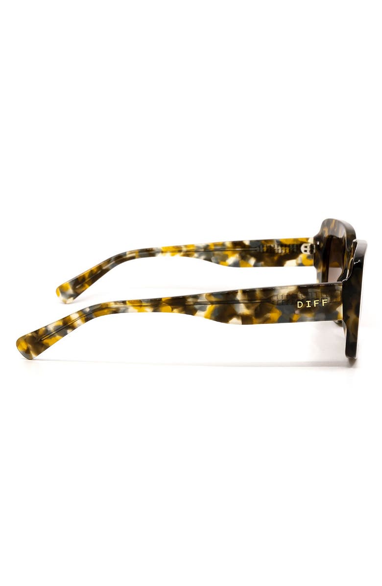 DIFF Sterling 50mm Rectangle Sunglasses, Alternate, color, 