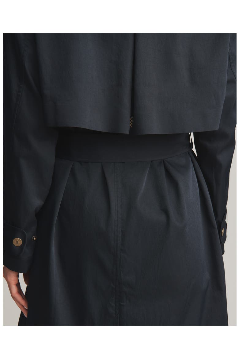 Utility Trench Coat, Alternate, color, BLACK