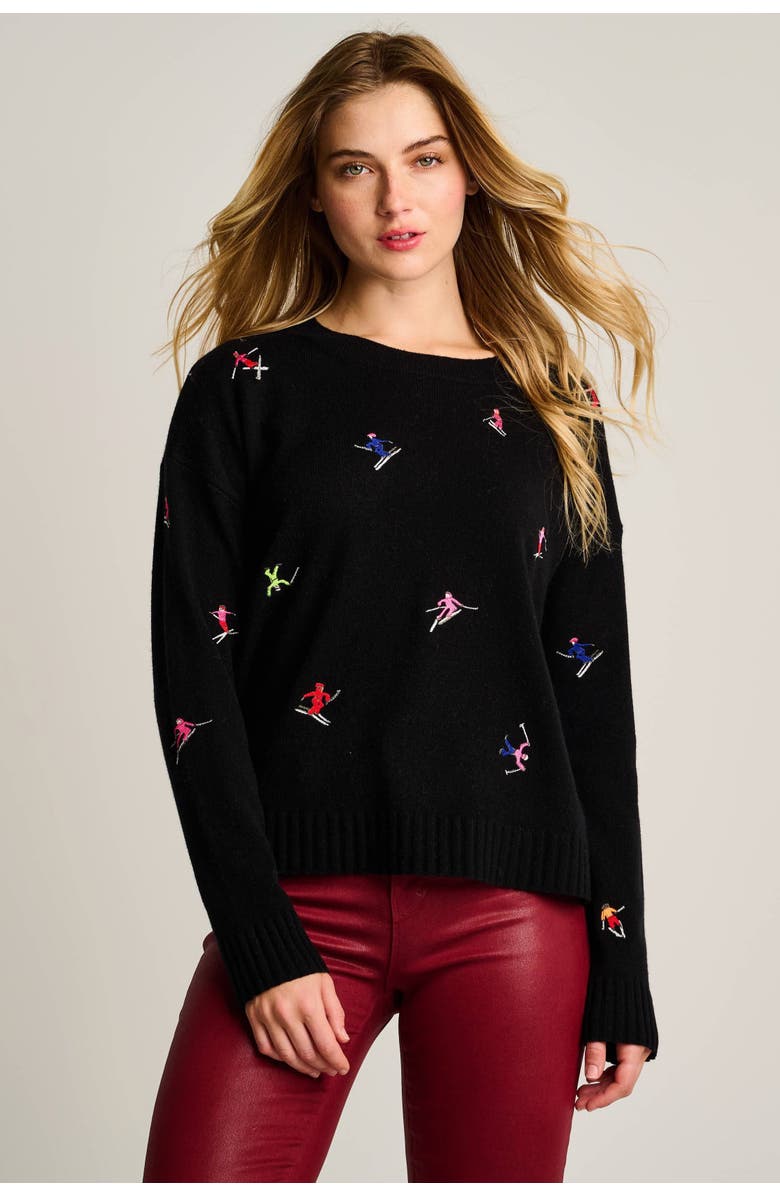 Lisa Todd Hit The Slopes Sweater, Main, color, Black
