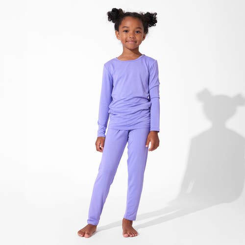 Bellabu Bear Kids' Poppin Purple Set Of 2 Piece Pajamas In Poppin Purple