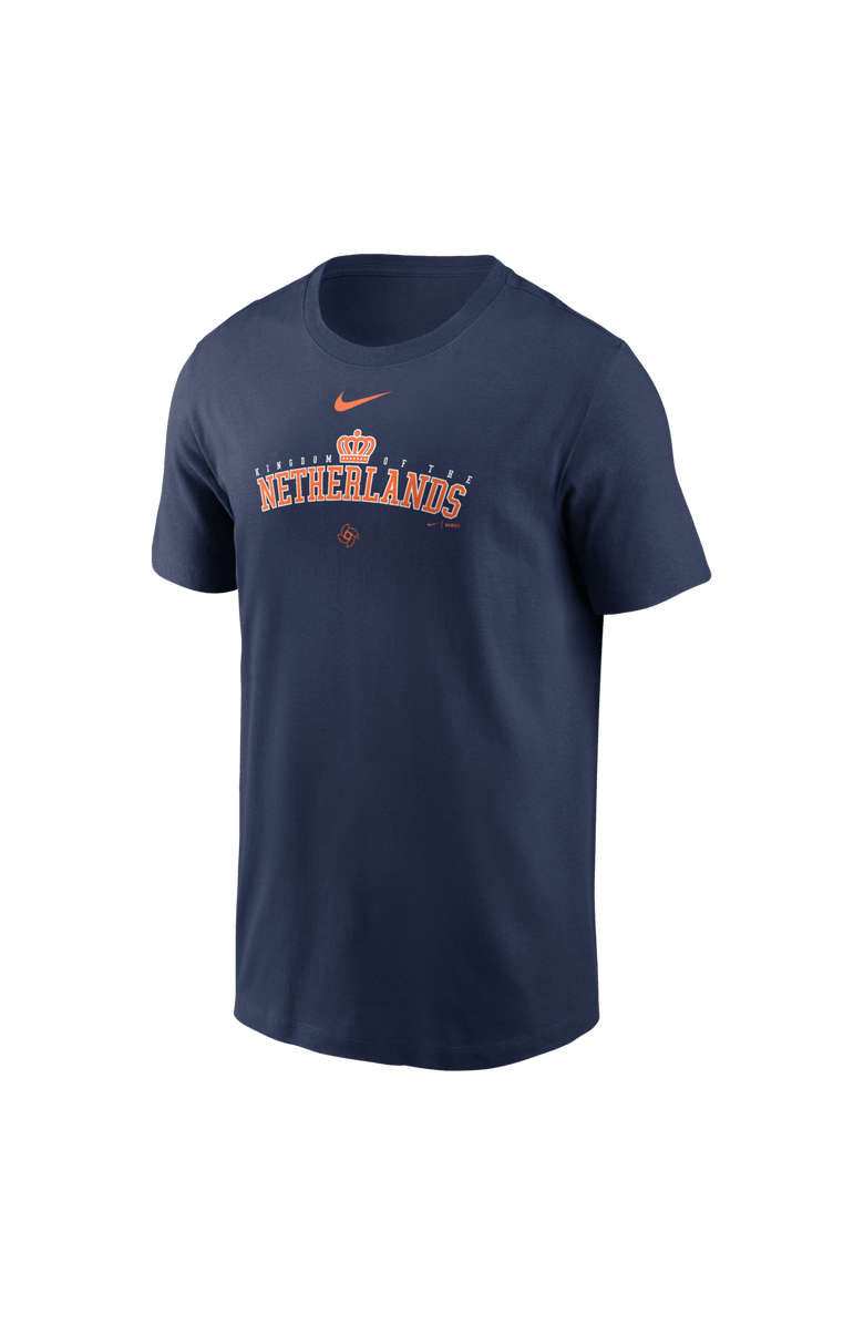 Nike Men's Nike  Navy Netherlands Baseball 2026 World Baseball Classic Wordmark T-Shirt, Alternate, color, Navy