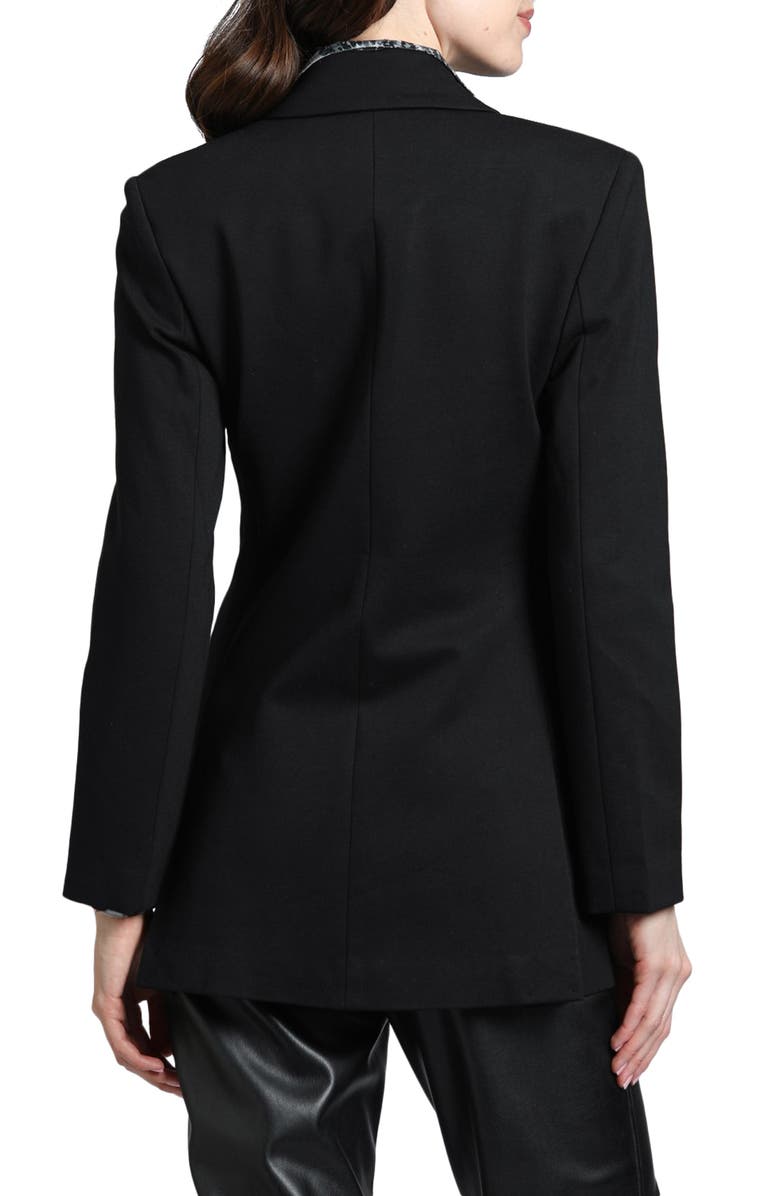 APNY Retro Ponte Knit Blazer, Alternate, color, 