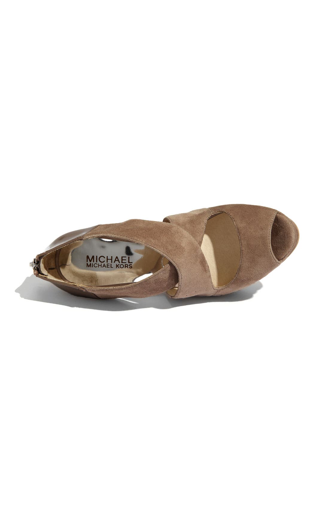 'Elena' Cross Strap Sandal, Alternate, color, DUSK