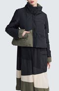 LUUKAA Delora Cropped Panel Coat