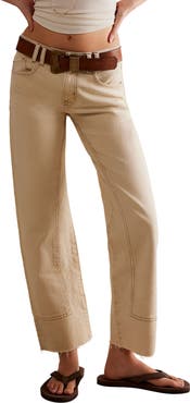 Free People Risk Taker Raw Hem Straight Leg Jeans