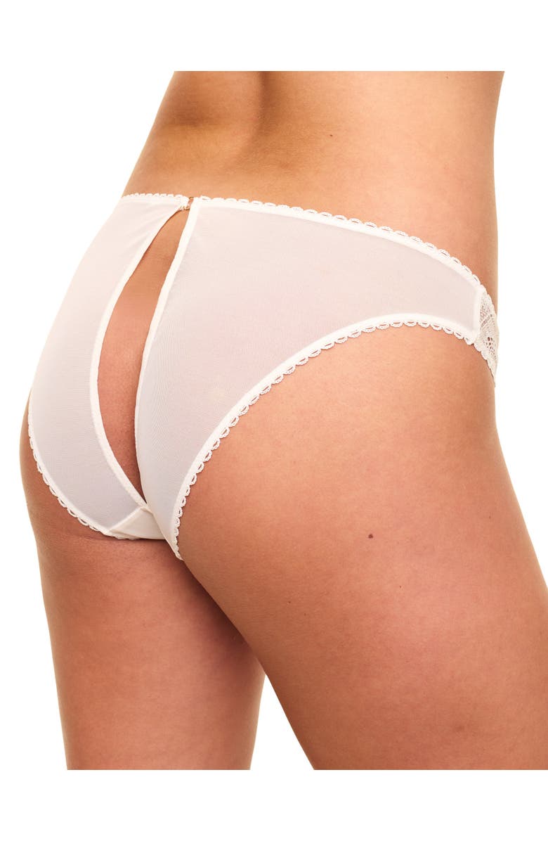 Adore Me Kinley Bikini Panties, Alternate, color, White