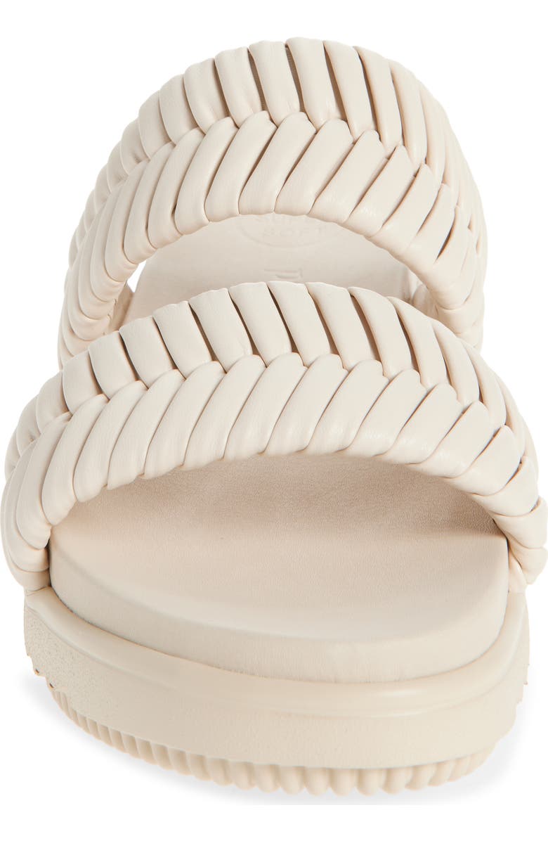 Paul Green Ashton Platform Slide Sandal, Alternate, color, Shell Braid