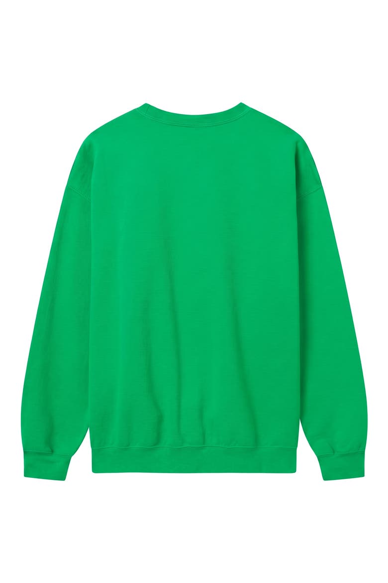 Philadelphia Eagles Helmet Crewneck Sweatshirt, Alternate, color, IRISH GREEN