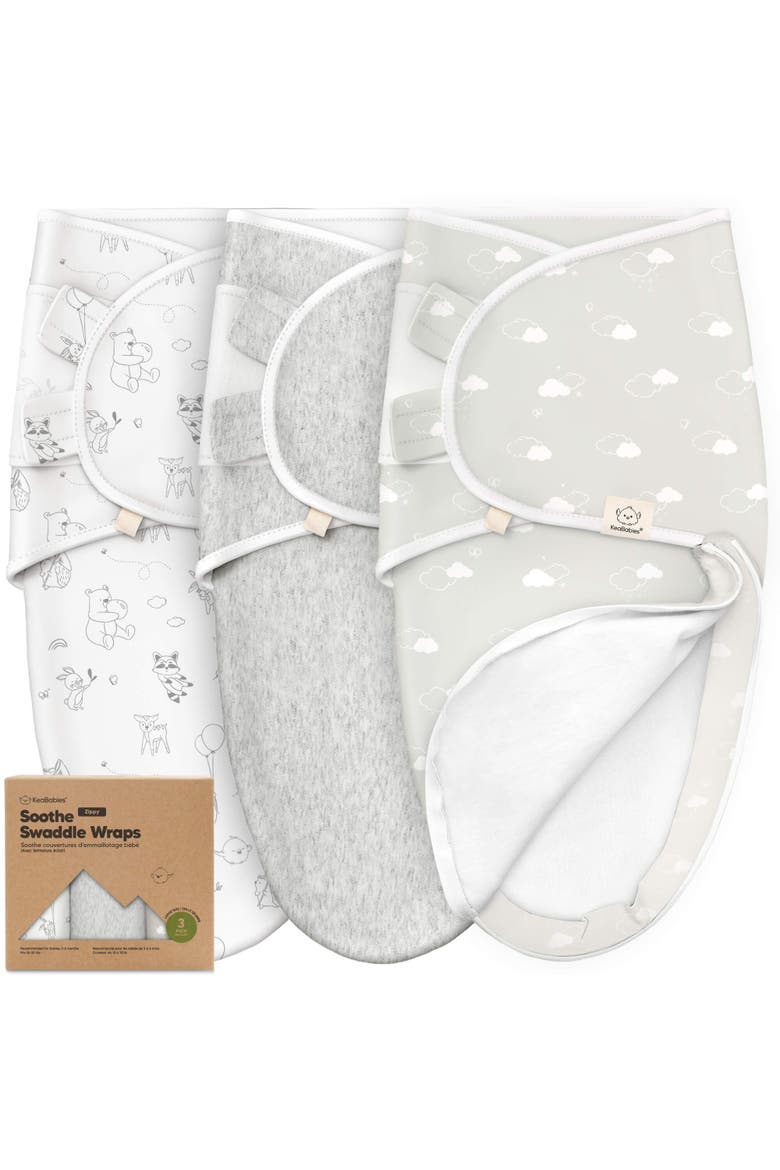 3-Pack Soothe Zippy Swaddle Wrap, Main, color, Aspire