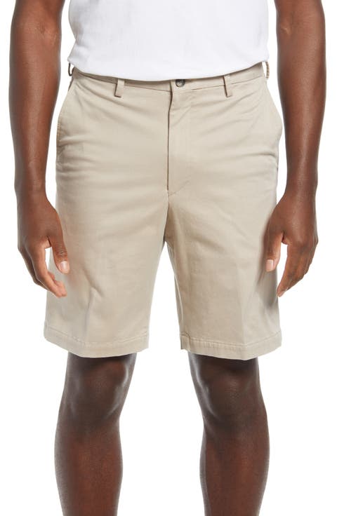 Men's Classic Flat Front Chino Shorts
