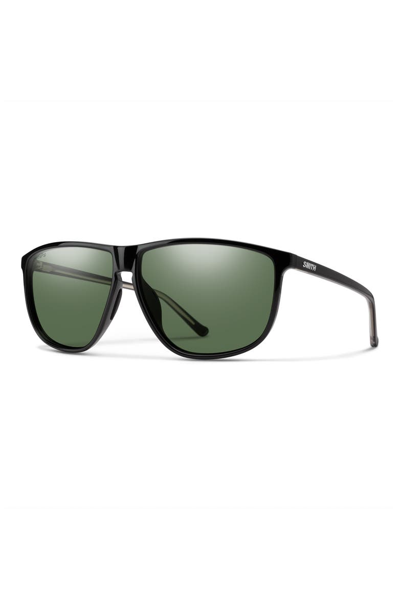 Mono Lake 63mm ChromaPop™ Polarized Sunglasses, Alternate, color, BLACK / GRAY GREEN