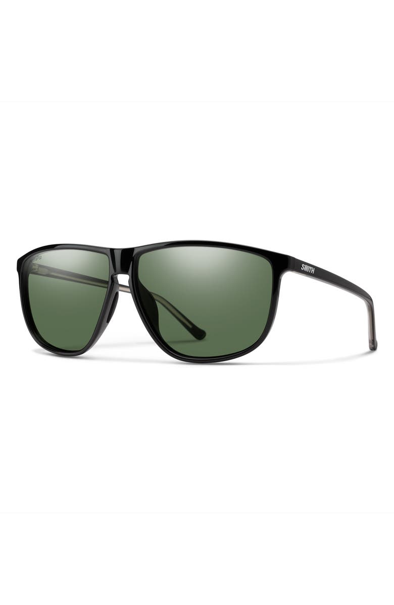 Smith Mono Lake 63mm ChromaPop<sup>™</sup> Polarized Sunglasses, Alternate, color, Black / Gray Green