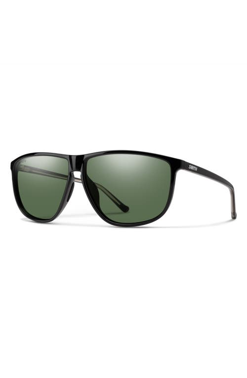Smith Mono Lake 63mm Chromapop™ Polarized Sunglasses In Black/gray Green