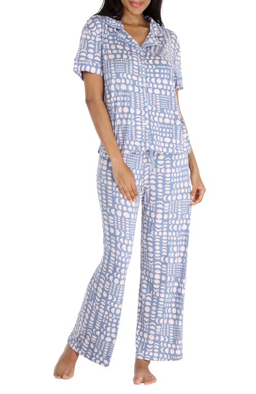 Honeydew Intimates All American Short Sleeve Pajamas in Stormy Moons 