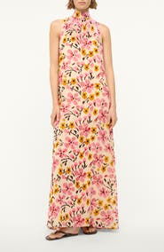 STAUD Albee Floral Sleeveless Maxi Dress