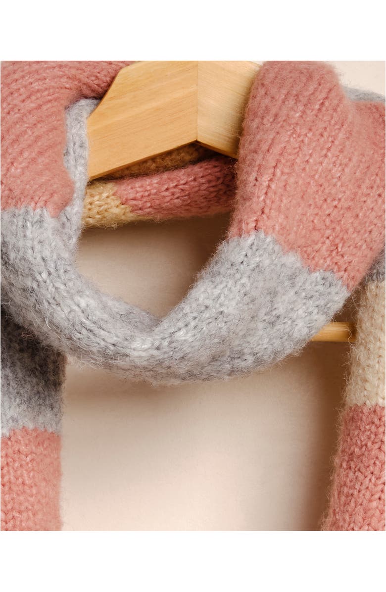 Free People Carina Swirl Colorblock Scarf, Alternate, color, 