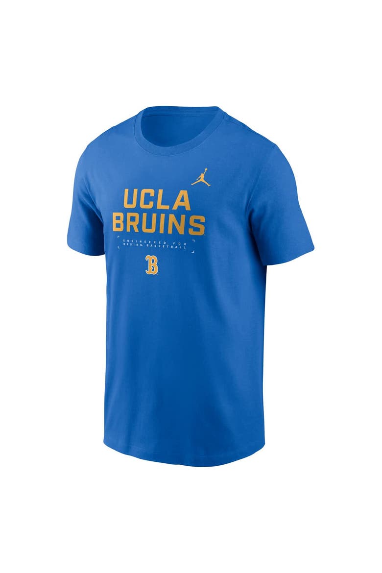 Men's Jordan Brand Blue UCLA Bruins 2025 Courtside Basketball Performance T-Shirt, Alternate, color, Blue