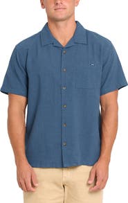Billabong Victoria Vacay Linen Blend Camp Shirt