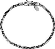 SAMUEL B. Sterling Silver Square Tulang Naga Bracelet