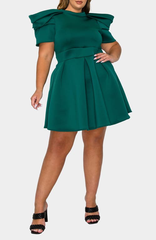 L I V D Karina Statement Stretch Neoprene Fit & Flare Dress