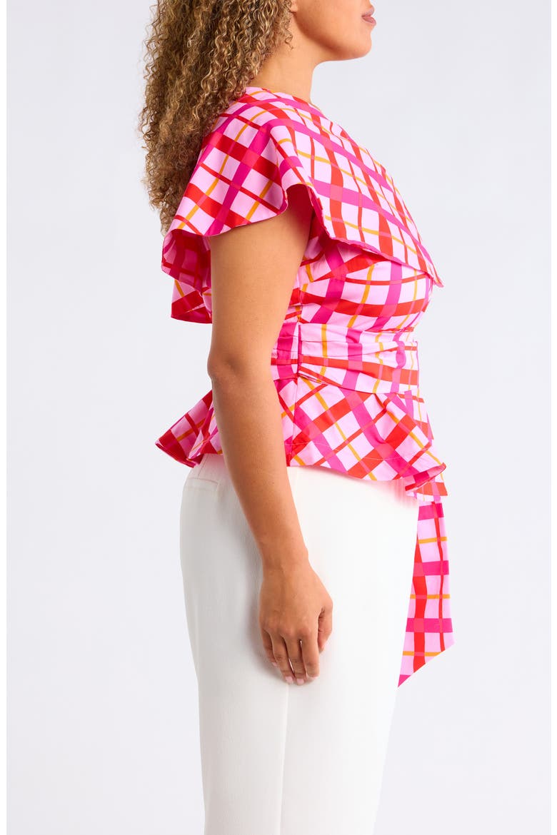 Darvy One-Shoulder Top, Alternate, color, PINK- ORANGE