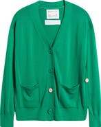 CISSA Button-Up Cotton Wrap Cardigan