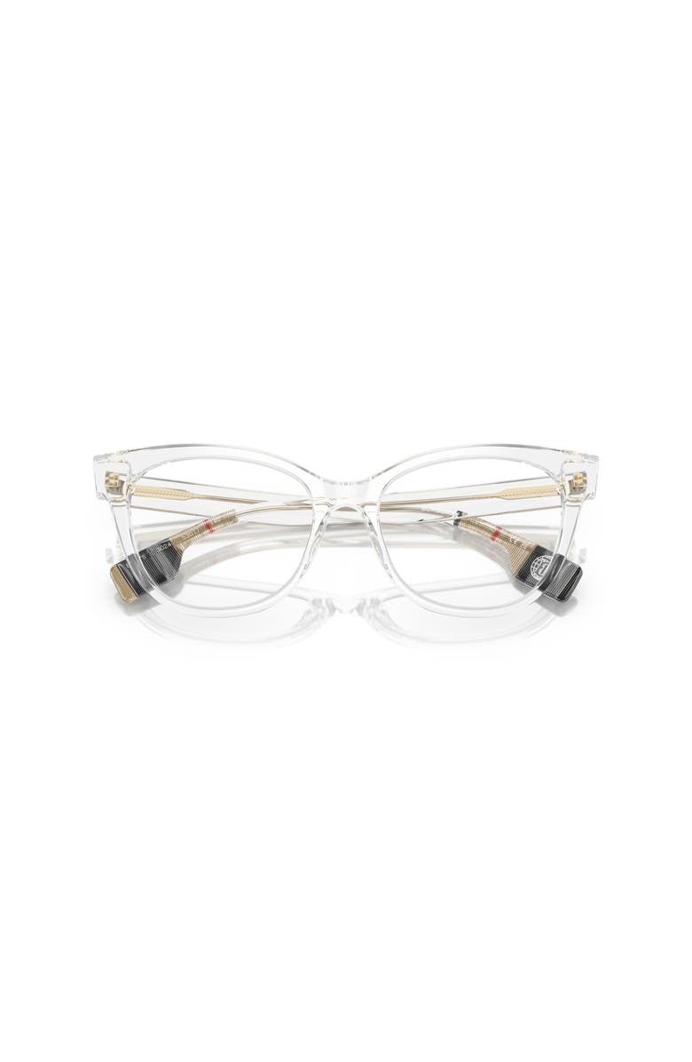 Burberry 51mm Cat Eye optical glasses, Alternate, color, Transparent