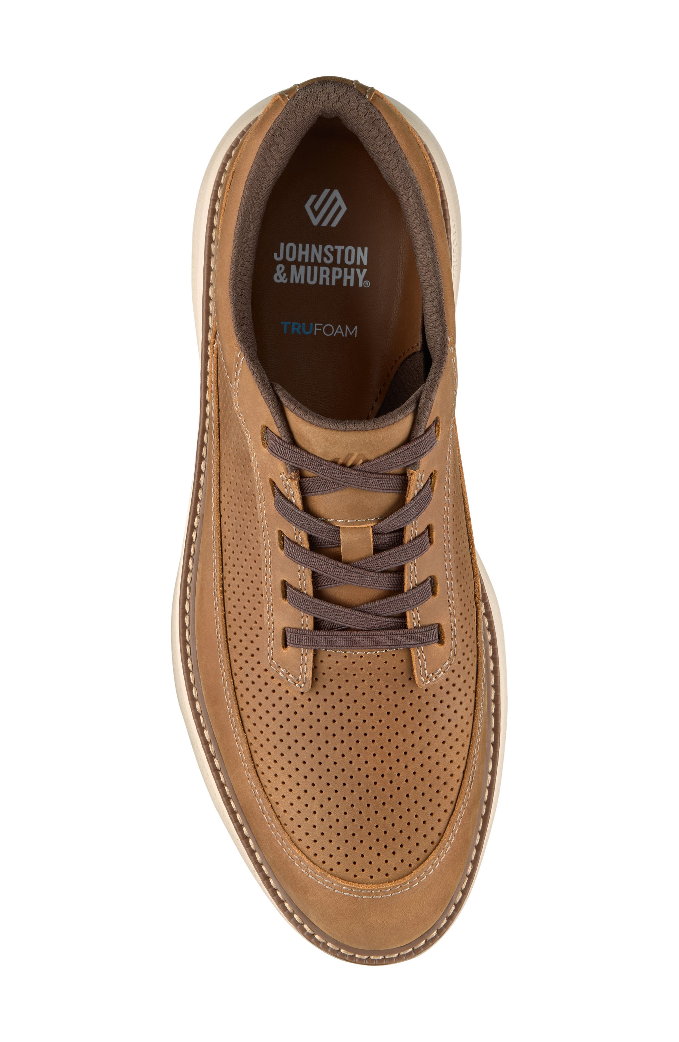 Hayden Stretch U-Throat Leather Oxford, Alternate, color, BROWN OILED FULL GRAIN