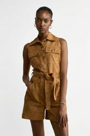 FURNIQ UK Alina Suede Romper